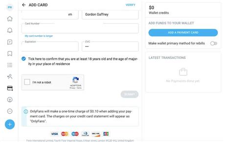 onlyfans charge on credit card|What Does An Onlyfans Charge Look Like On Bank Statement